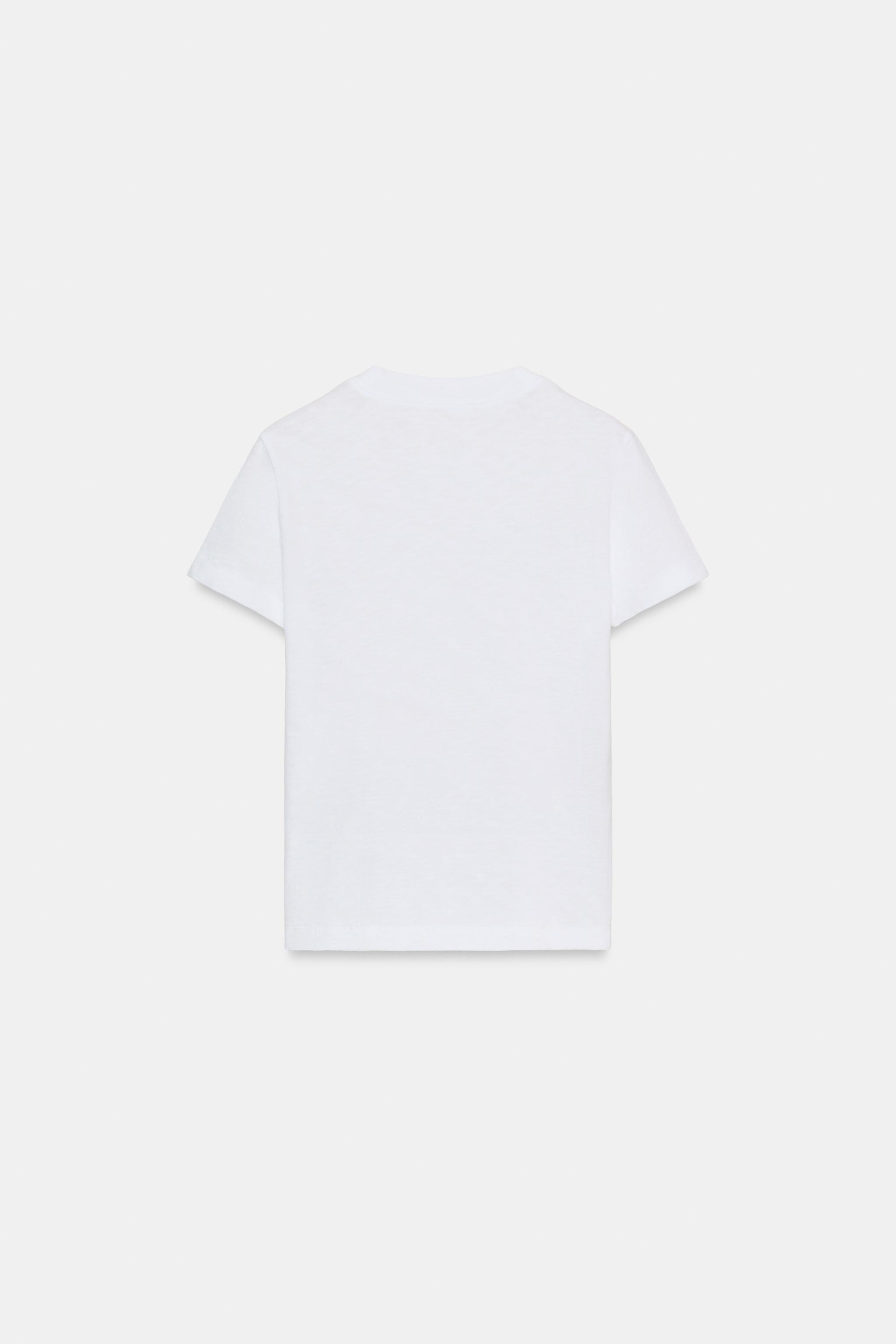 T-SHIRT EN COTON FLAMMÉ